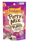 【Friskies】美國喜躍Party Mix Natural Yums 蝦肉味貓小食 (2.1oz/60g)